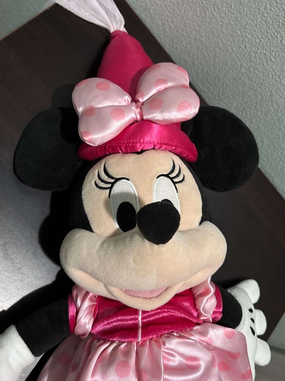 Disney Pink and Black Minnie Mouse Princess Plush Doll - Picture 7 of 11
